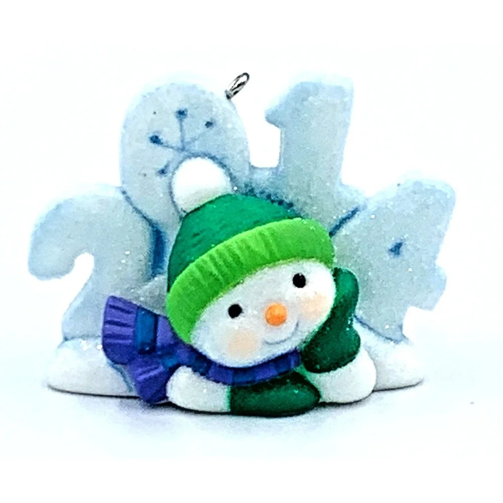 2014 Hallmark Keepsake 5th‎ In Frosty Fun Decade Snowman Series Ornament NIB NOS
